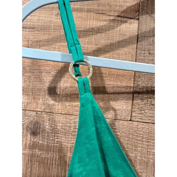 Reiss Kay Sleeveless with Pockets green Linen Dress Size 4 - Picture 6 of 11